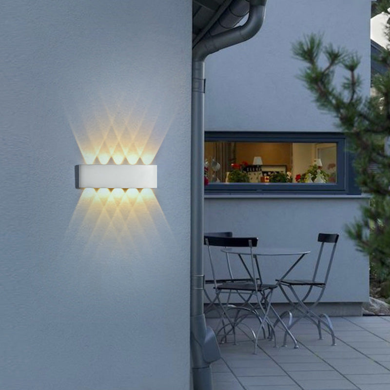Waterproof Aluminium Iron Acrylic LED Wall Sconce Lamp