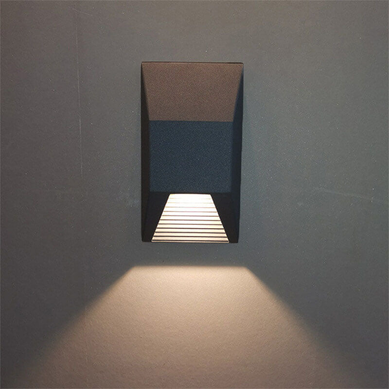 Outdoor Geometry Spotlights Waterproof LED Wall Sconce Lamp