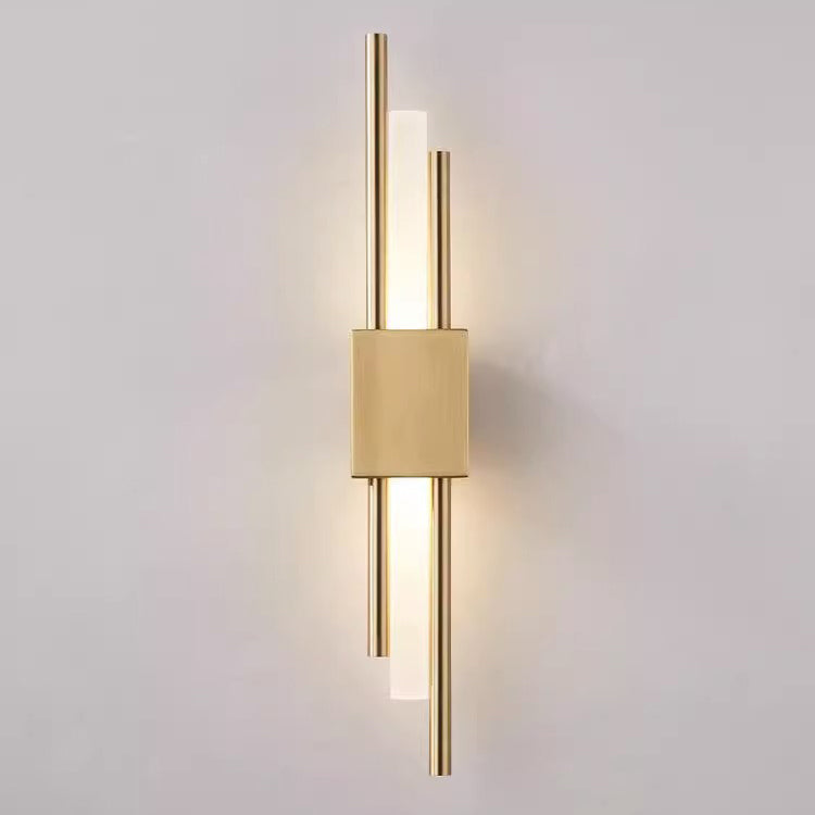 Modern Minimalist Iron Acrylic Strip LED Wall Sconce Lamp