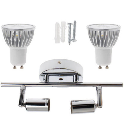 Pure 2-Light Vanity Light Mirror Front Wall Sconce Lamp