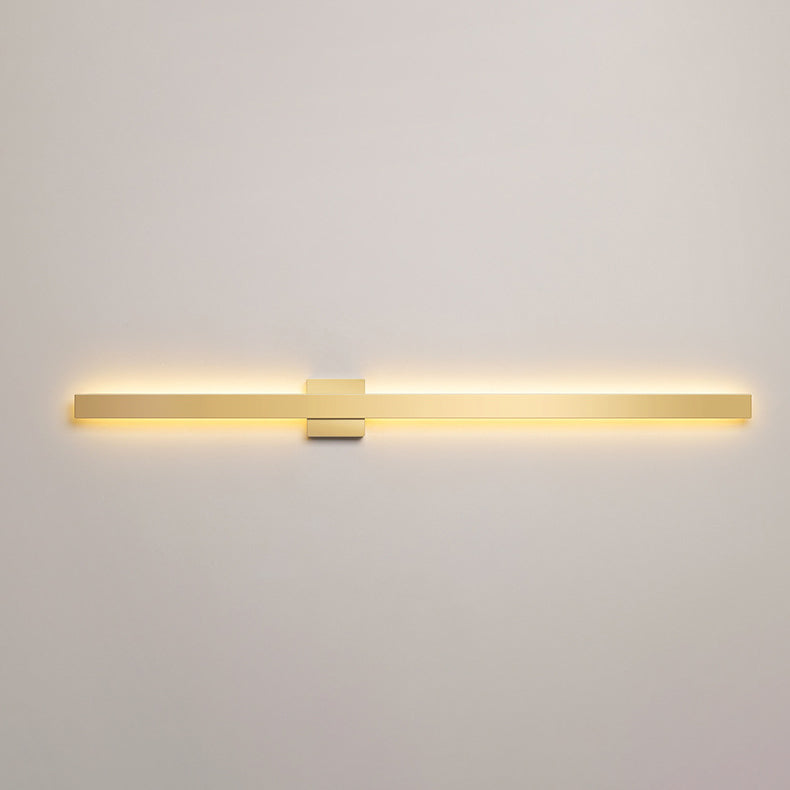 Minimalist Long Strip Iron Acrylic LED Wall Sconce Lamp