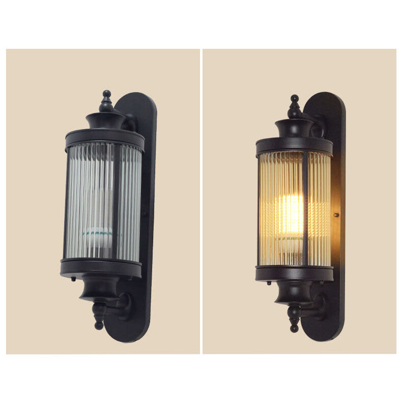 Chinese Iron Outdoor Waterproof 1-Light Wall Sconce Lamp