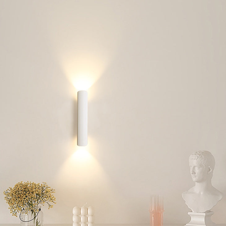 Aluminum Roman Column Design Iron LED Wall Sconce Lamp