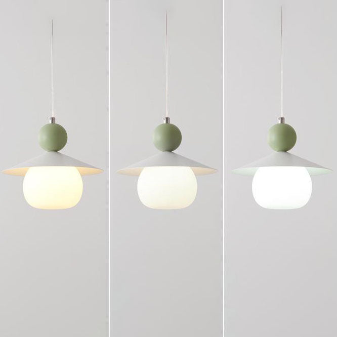 Aluminum Glass Rocker Round Ball 1-Light Wall Sconce Lamp