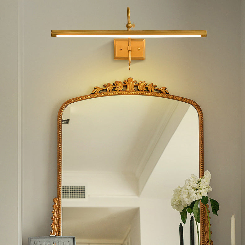 Modern Mid-Century Linear All Copper LED Wall Sconce Lamp
