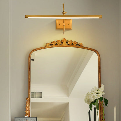 Modern Mid-Century Linear All Copper LED Wall Sconce Lamp