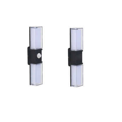 Rectangular Outdoor Waterproof LED Wall Sconce Lamp