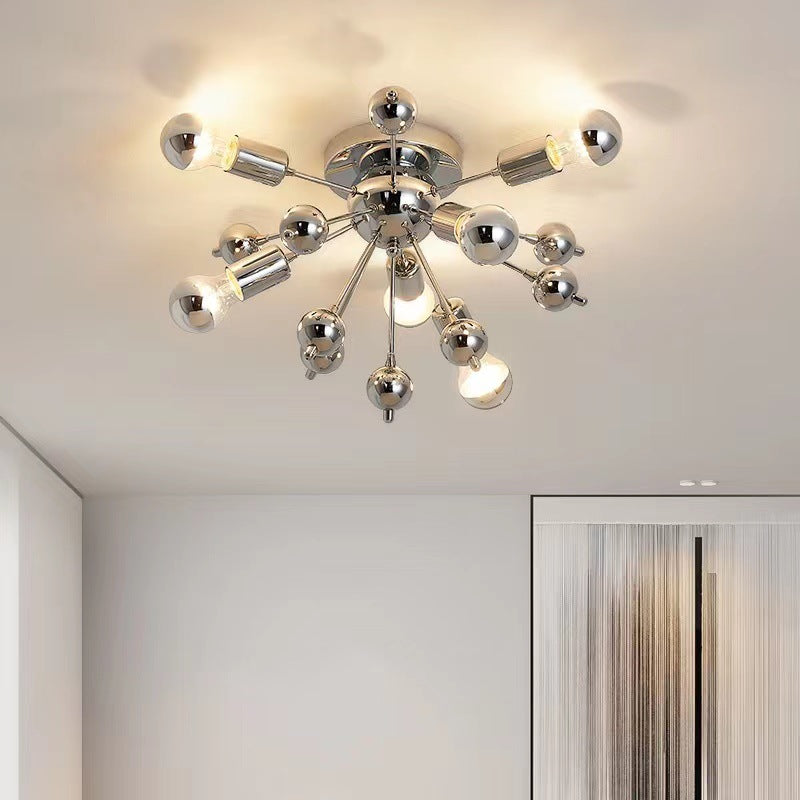 Creative Multi Bulb Iron Glass 5-Light Wall Sconce Lamp