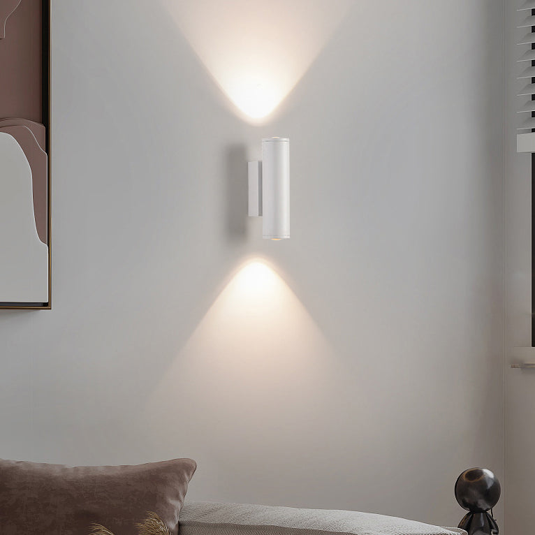 Minimalist Cylinder Iron Aluminum LED Wall Sconce Lamp