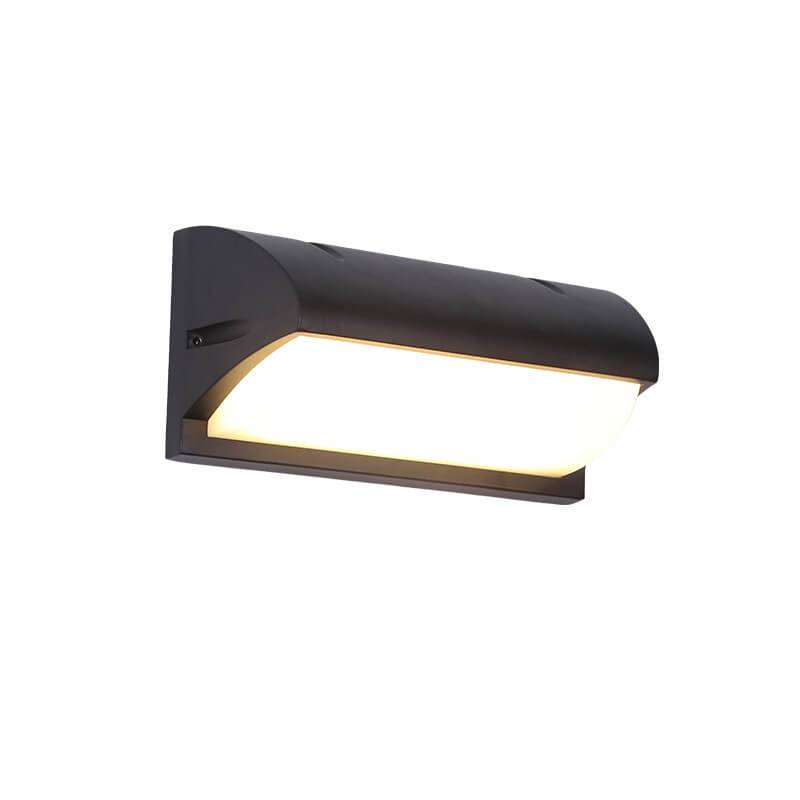 Geometry Outdoor Waterproof Sensor LED Wall Sconce Lamp