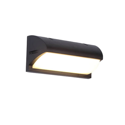 Geometry Outdoor Waterproof Sensor LED Wall Sconce Lamp