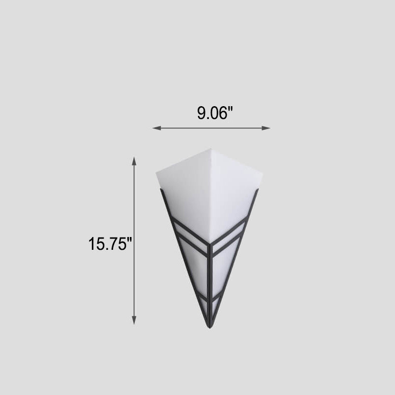 Nordic Iron Triangles Geometry 1-Light Wall Sconce Lamp