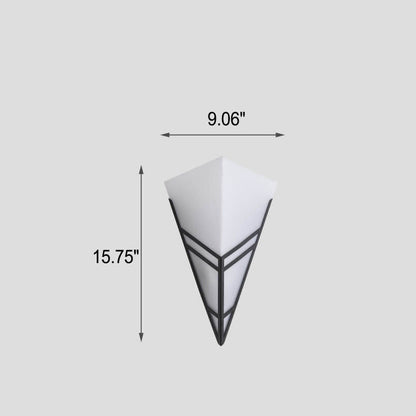 Nordic Iron Triangles Geometry 1-Light Wall Sconce Lamp