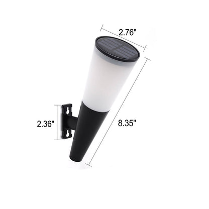 Solar Horn Design LED Outdoor Decoration Wall Sconce Lamp