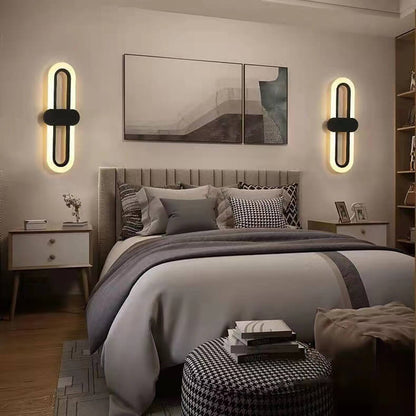 Circular Ring Acrylic Aluminum LED Wall Sconce Lamp
