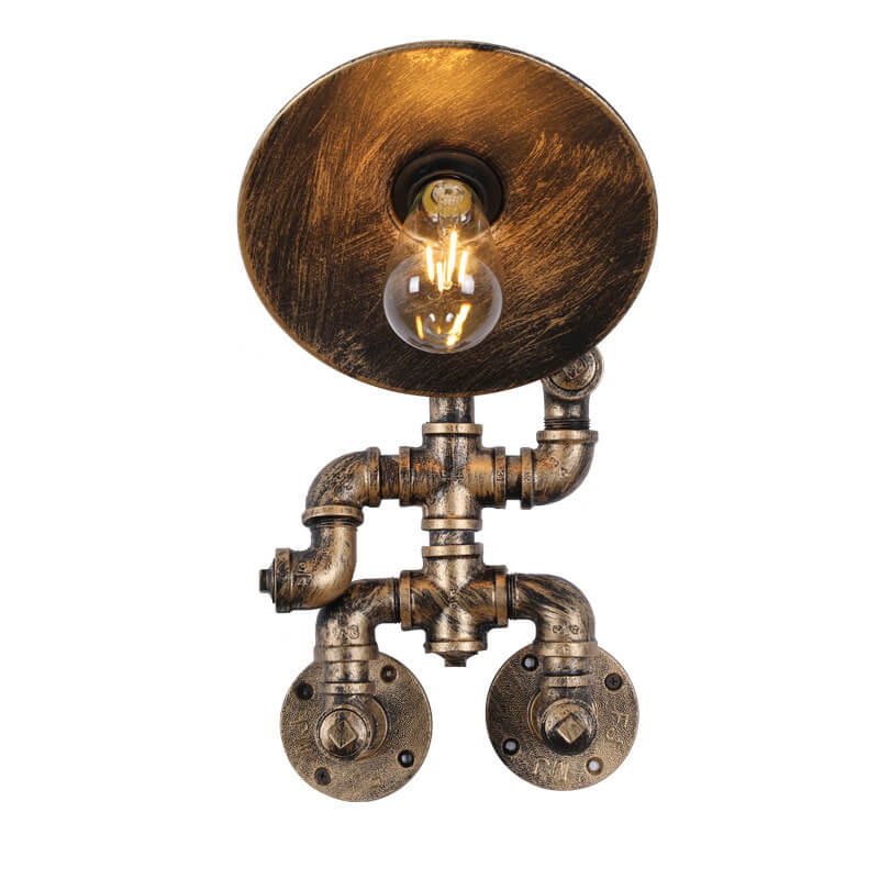 Retro Iron Robot Design 1- Light Wall Sconce Lamp
