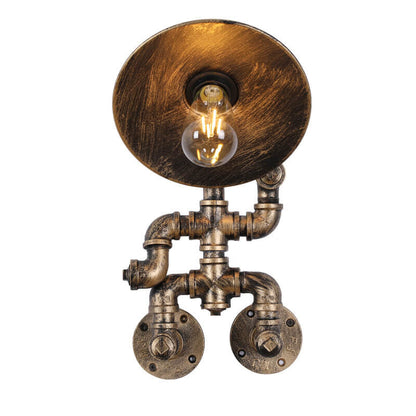 Retro Iron Robot Design 1- Light Wall Sconce Lamp