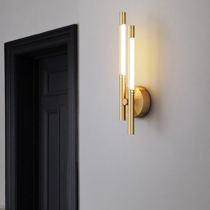 Light Luxury Cylindrical All-copper LED Wall Sconce Lamp