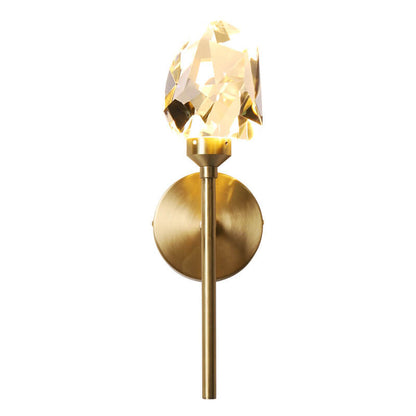 Full Crystal Scepter Design 1/2-Light LED Wall Sconce Lamp