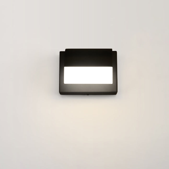 Minimalist Rectangle Iron Aluminum PS LED Wall Sconce Lamp
