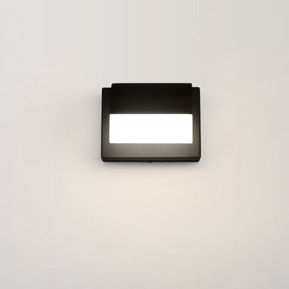 Minimalist Rectangle Iron Aluminum PS LED Wall Sconce Lamp