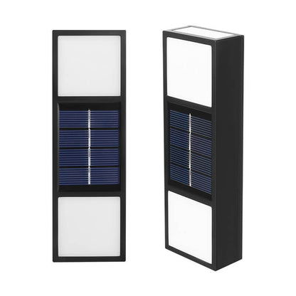 Solar Outdoor Waterproof Fence LED Wall Sconce Lamp