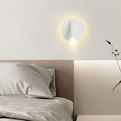 Simplicity Aluminum Rotate Circular LED Wall Sconce Lamp