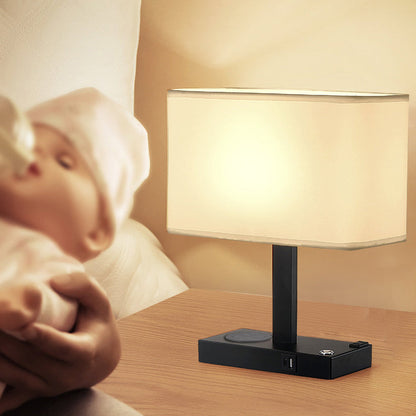 Modern Rectangular Iron Table Lamp