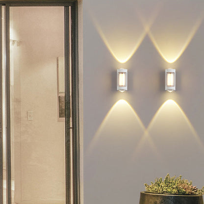 Simplicity Down Luminous LED Waterproof Wall Sconce Lamp