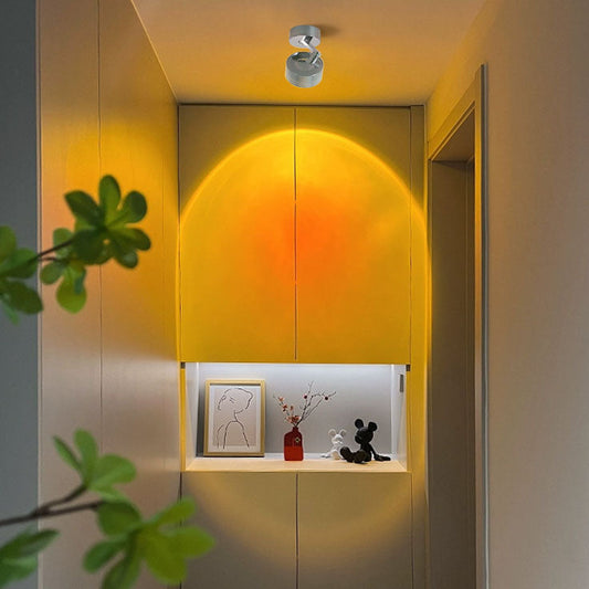 Industrial Aluminum Cylinder LED Spotlight Wall Sconce Lamp