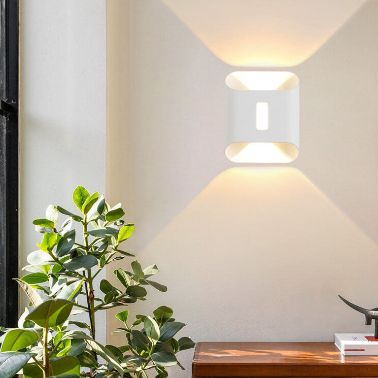 Aluminum Lens Outdoor Waterproof Patio LED Wall Sconce Lamp