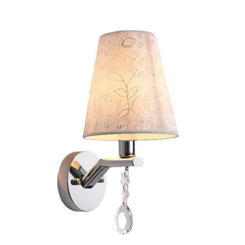 Transitional Iron Frame 1-Light Wall Sconce Lamp