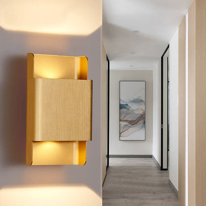 Rectangular Double-headed Aluminum LED COB Wall Sconce Lamp