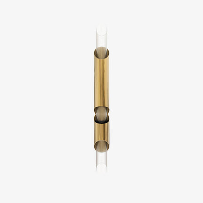 Luxury Long Tube Stainless Steel 2/4 Light Wall Sconce Lamp