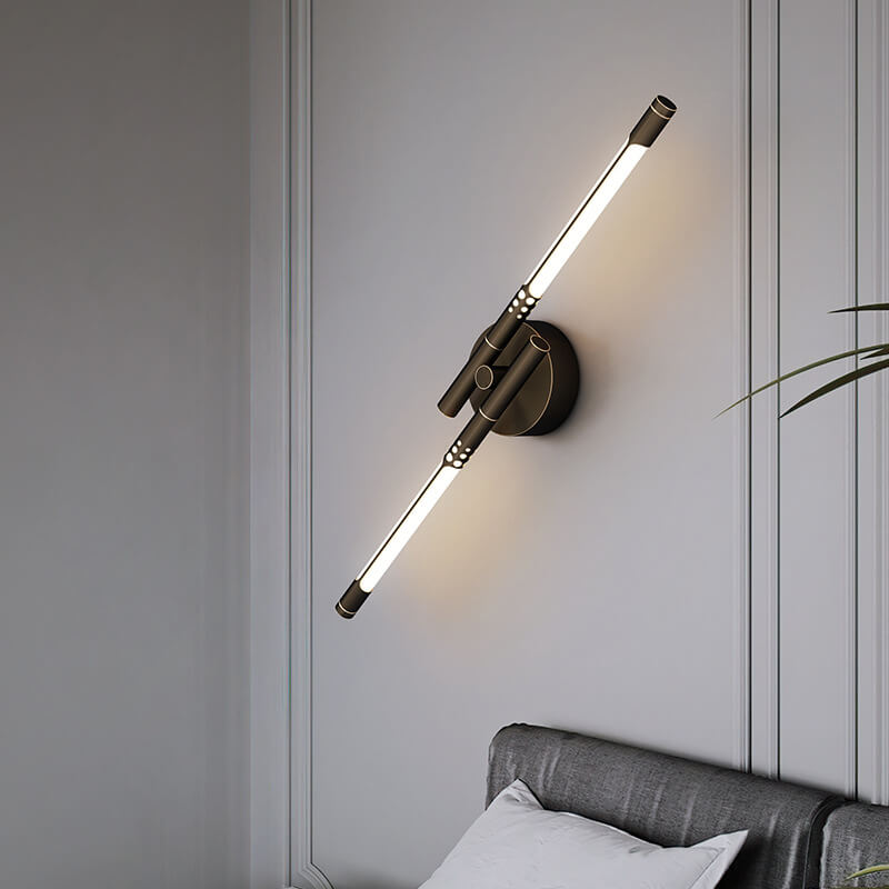 Light Luxury Cylindrical All-copper LED Wall Sconce Lamp
