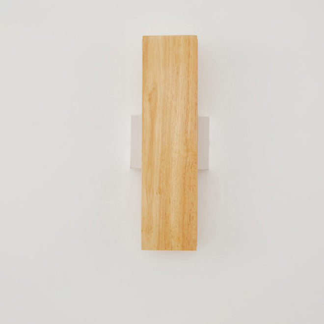 Scandinavian Wood Linear LED Wall Sconce