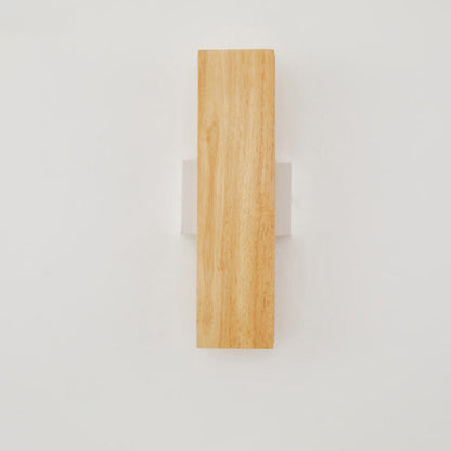 Scandinavian Wood Linear LED Wall Sconce