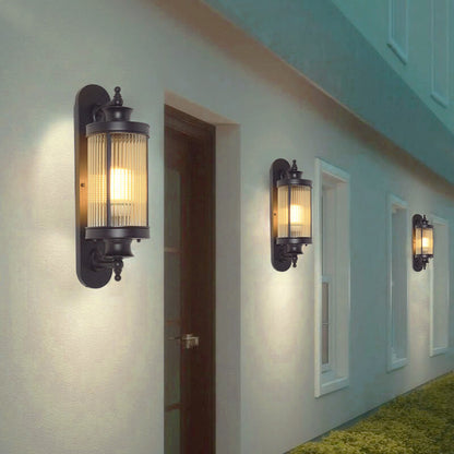 Chinese Iron Outdoor Waterproof 1-Light Wall Sconce Lamp