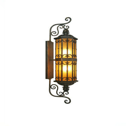 Creative Glass Strip 1-Light Outdoor Wall Sconce Lamp