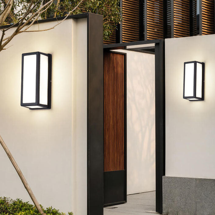 Square Aluminum Acrylic LED Waterproof Wall Sconce Lamp