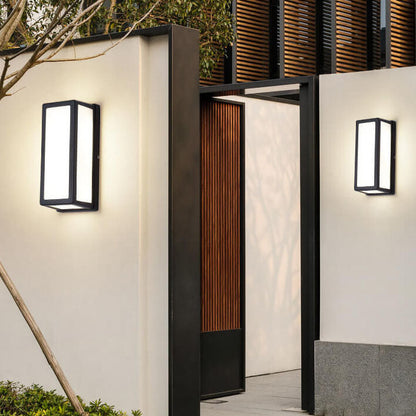Square Aluminum Acrylic LED Waterproof Wall Sconce Lamp