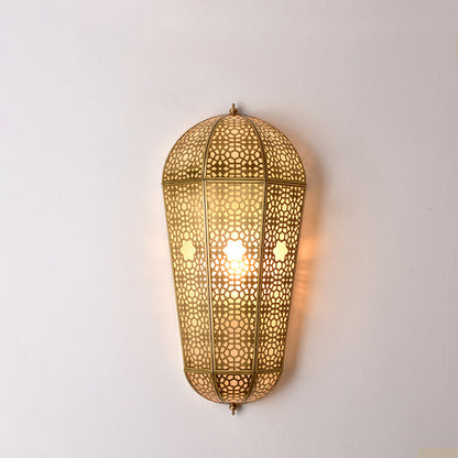 Full Out Semi-cone Shade PVC 1-Light Wall Sconce Lamp