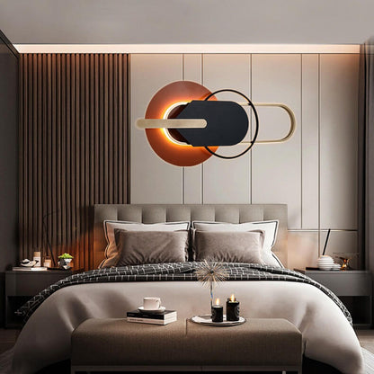 Scandinavian Circle Ring Geometric LED Wall Sconce Lamp