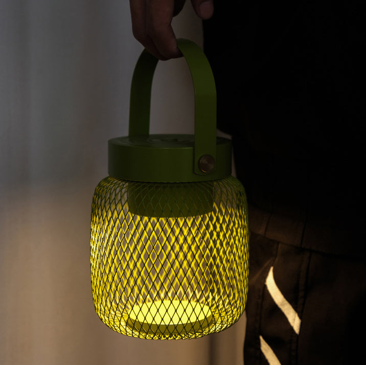 Contemporary Creative Bottle Iron Acrylic LED Table Lamp