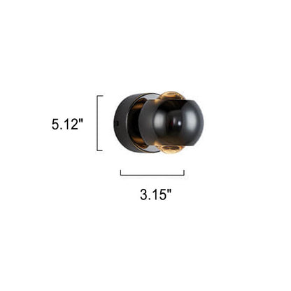 Solid Rotatable Iron Aluminum COB LED Wall Sconce Lamp