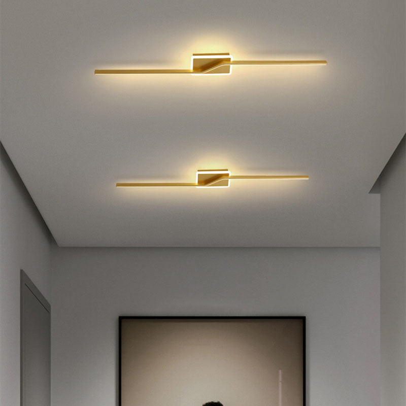Bar Aluminum Silicone Acrylic LED Wall Sconce Lamp