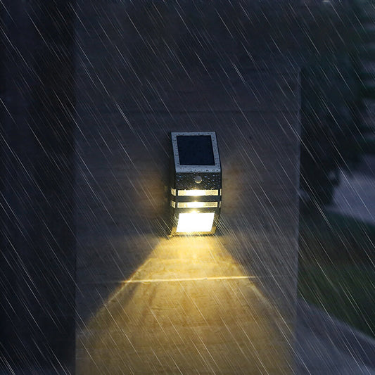 Outdoor Stainless Steel Sensor Garden LED Wall Sconce Lamp