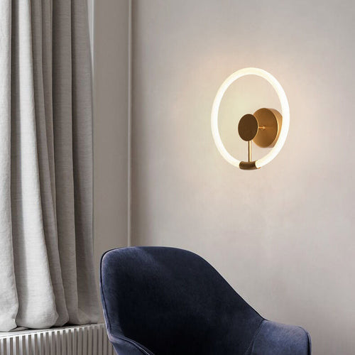 Simplicity Circle Acrylic Shade LED Wall Sconce Lamp