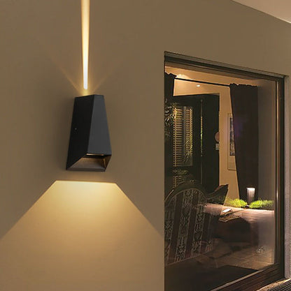Simplicity Trapezoidal Aluminum LED Wall Sconce Lamp
