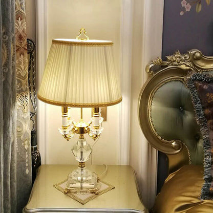European Candle Table Lamp